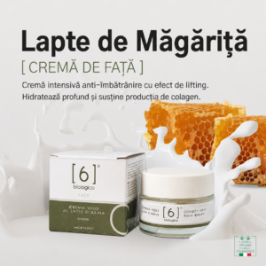 Crema pentru fata cu Lapte de Magarita, Anti-Imbatranire si Nutritiva cu efect de lifting, 50ml