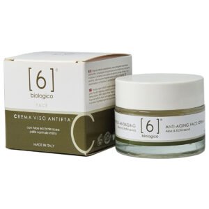 Crema Anti-Îmbătrânire pentru Față cu Aloe, Echinacea și Ylang Ylang, ten normal și mixt, produs vegan, 50ml