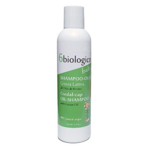 Șampon Delicat cu Ulei pentru Tratamentul Cojilor de pe Scalpului Bebelusului, produs vegan, 200ml