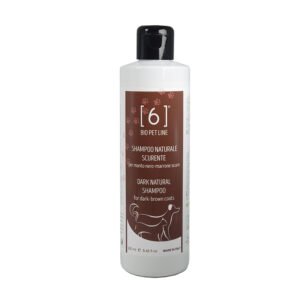 Șampon Natural Închis pentru Blănuri Brun-Închise cu Coajă de Nuc și Iedera