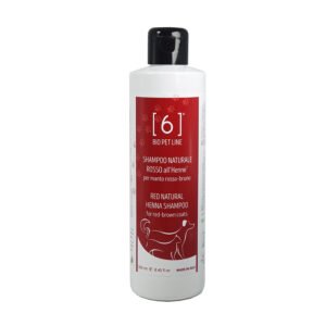 Șampon Natural Roșu cu Henna pentru Blănuri Roșcate-Castanii