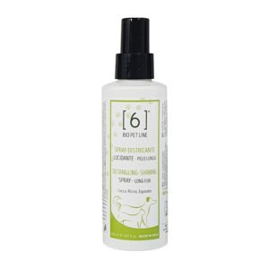 Spray Descalcire & Strălucire pentru Blană Lungă – Hrănire cu Uleiuri de Cocos și Ricin