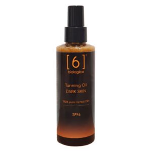 Ulei de bronzat pentru piele inchisa la culoare, SPF6, produs vegan, 150 ml