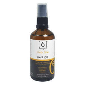 Ulei pentru par cret si ondulat, protector si reparativ cu Rozmarin, Ricin, Vitamina E, produs vegan, 100ml