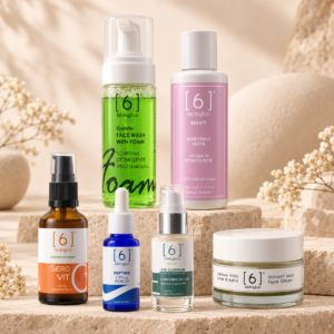 Pachet 6biologico luminozitate și linii fine, cu 6 produse în ambalajele originale