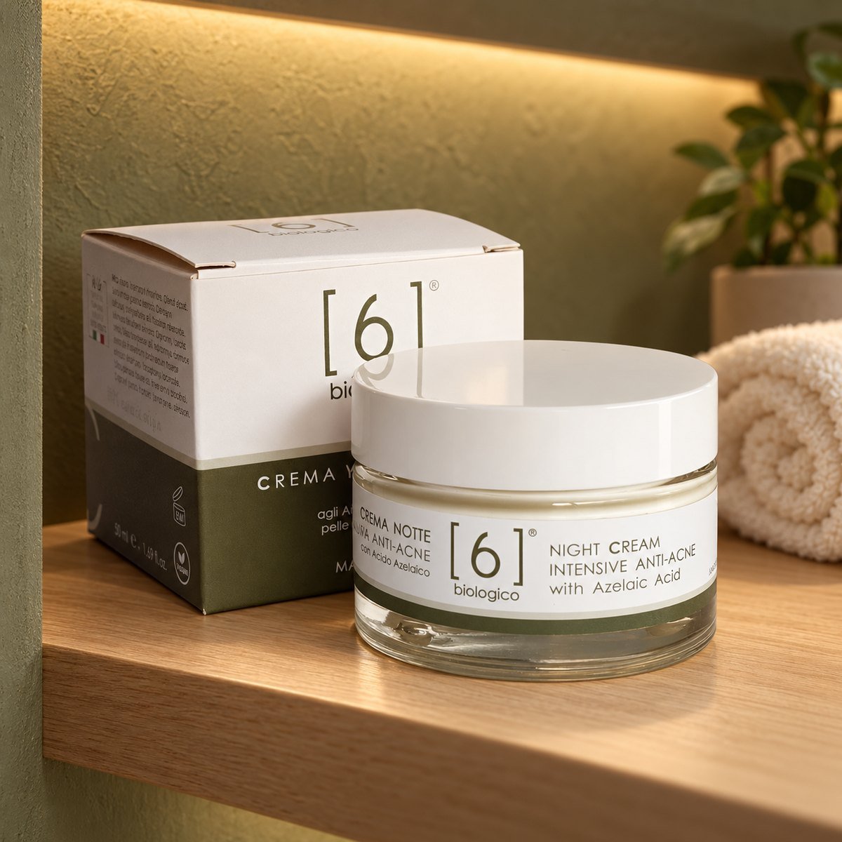 Cremă de noapte intensivă anti-acnee cu Acid Azelaic, 50 ml (4)