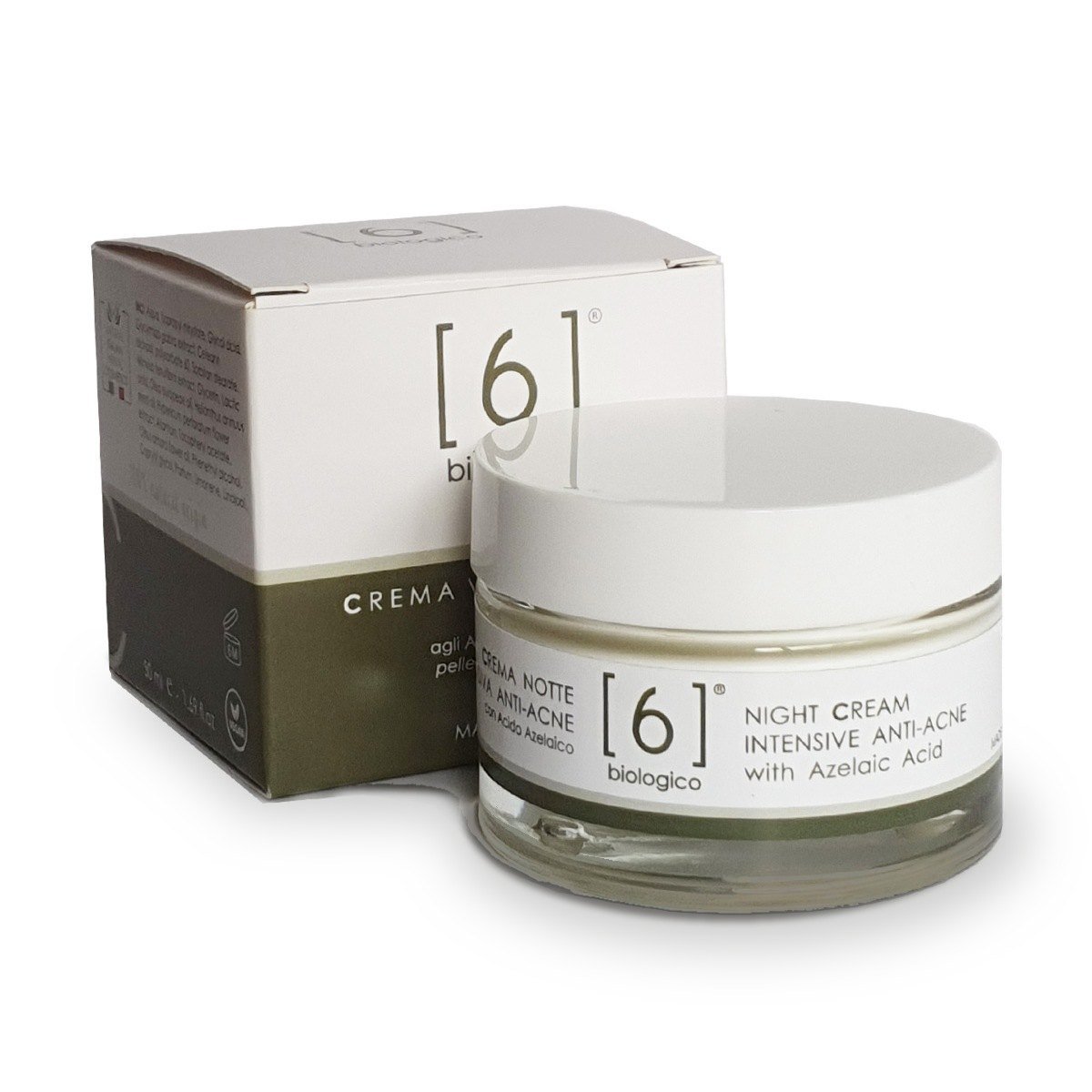 Cremă de noapte intensivă anti-acnee cu Acid Azelaic, 50 ml